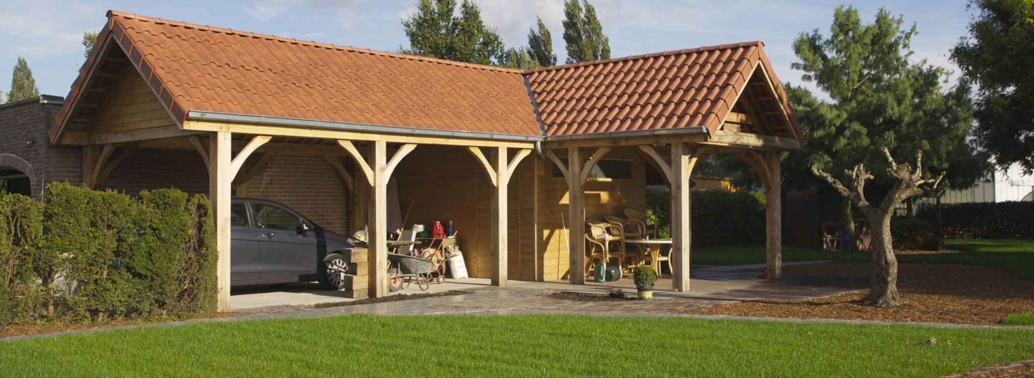 Overkapping aan huis: opties & prijzen [+ Inspiratie]
